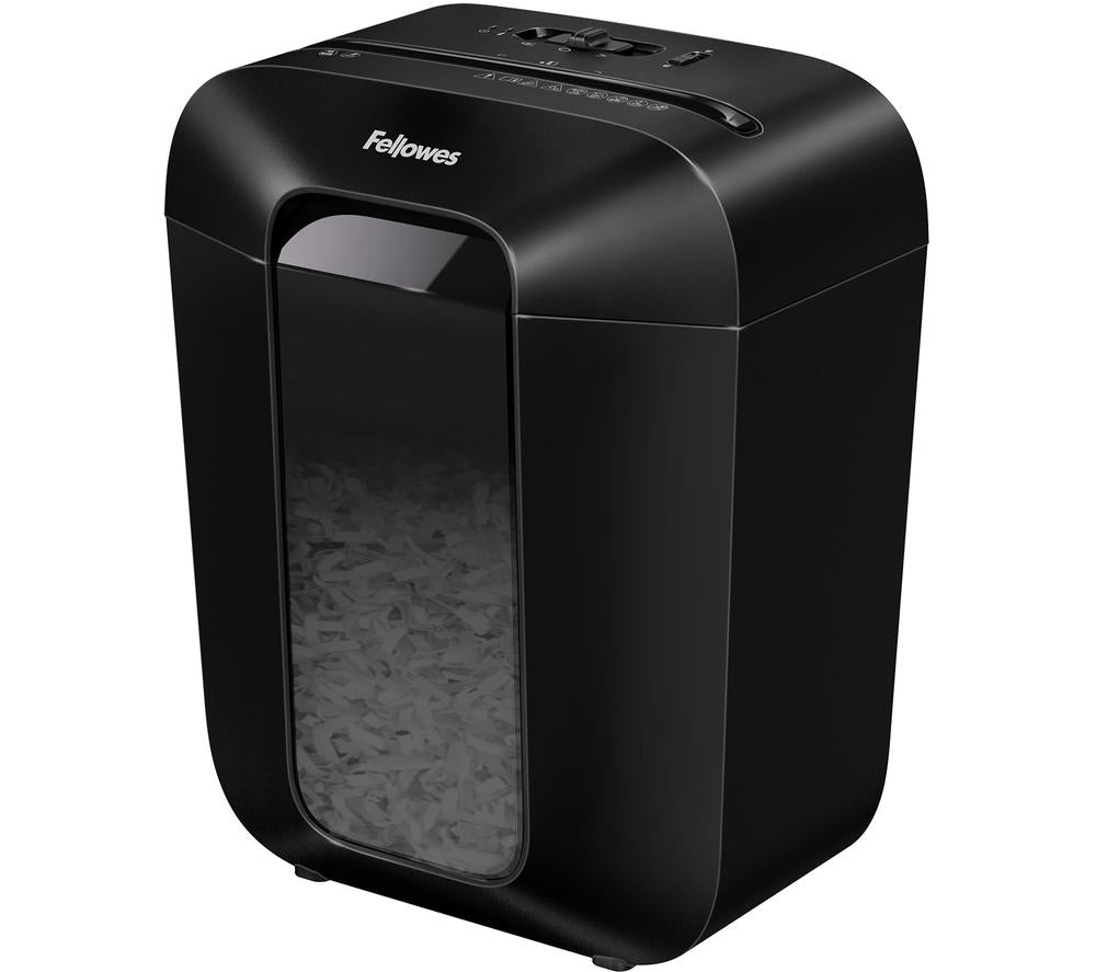 Fellowes Powershred LX-50 Personal Shredder – Cross-Cut, 9 Sheet Capacity, 17L Bin, P-4 Security Level for Home Office Use Fellowes Powershred LX-50 Personal Shredder – Cross-Cut, 9 Sheet Capacity, 17L Bin, P-4 Security Level for Home Office Use